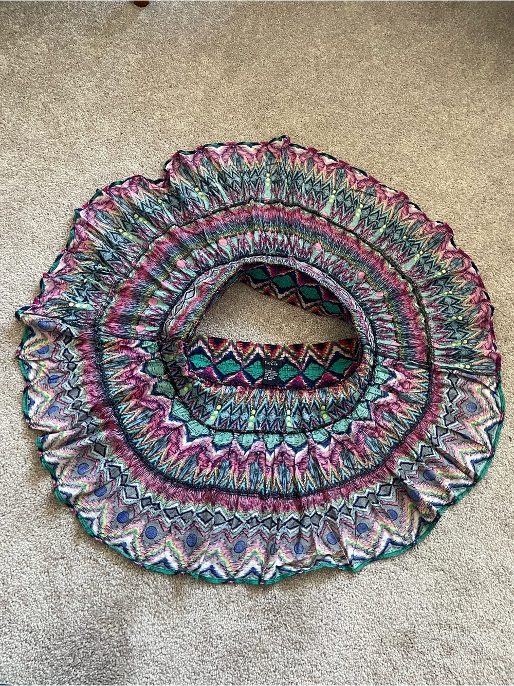 💗 Multi Colored Ruffle Skirt - Picture 8 of 16